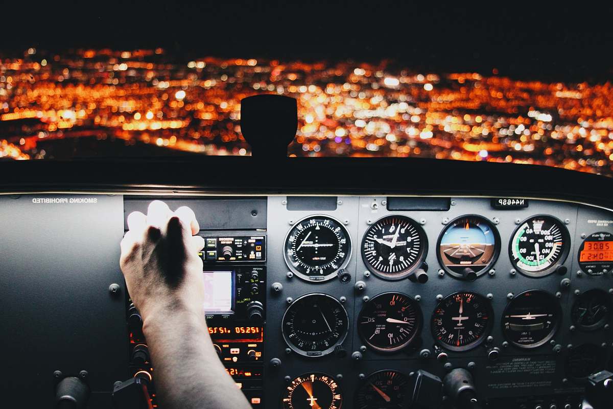 san jose person holding airplane control panel airplane